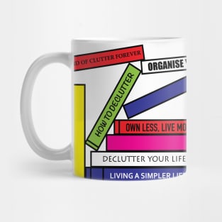 Pop Art Bookshelf Mug